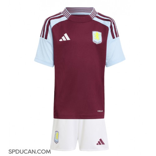 Dječji Nogometni Dres Aston Villa Domaci 2024-25 Kratak Rukav (+ Kratke hlače)